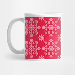 Snow flakes pattern Mug